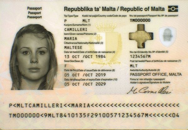 Malta passport